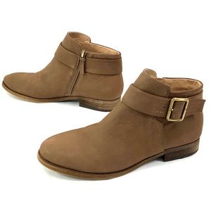 FRANCO SARTO Holmes Ankle Boots Booties Nubuck Leather Size 9
